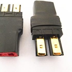 No Wires Connector T-Plug Deans Female to Compatible with TRAXXAS Male Conversion Adapter