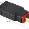 Male Deans T to Female Traxxas Connector No Wires Adapter