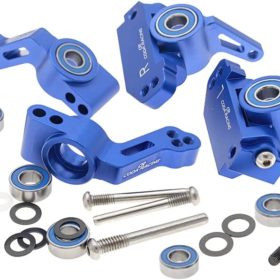 CODA RACING RC Alloy Caster Block&Steering Blocks&Rear Stub Axle Carriers for Traxxas 1/10 2WD Slash