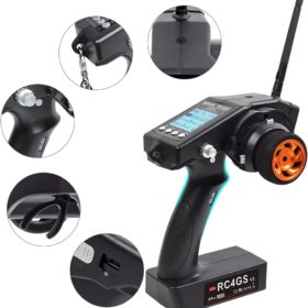 Radiolink RC4GS V2 4 Channels RC Transmitter and R6FG Gyro Receiver 2.4GHz Surface Remote Controller for Crawler