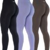 AUROLA Dream Collection Workout Leggings for Women High Waist Seamless Scrunch Athletic Running Gym Fitness Active Pants(Price Per Unit).