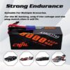 CNHL 4S Lipo Battery 8000MAH 120C 14.8V with EC5 Connector Hard Case RC Battery for Car Truck Tank RC Buggy Truggy Racing Crawler