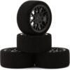 Pro-Line Racing Fifty6 Foam Tire Mounted on Circuit Black Wheel 8mm Hex (4), PRO1031610