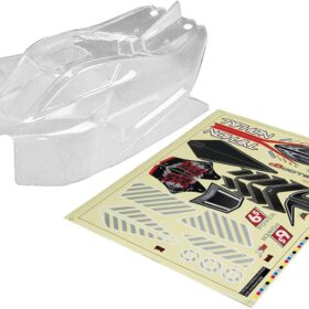 ARRMA 1/8 Body with Decals, Clear : Typhon 6S BLX, ARAC3321