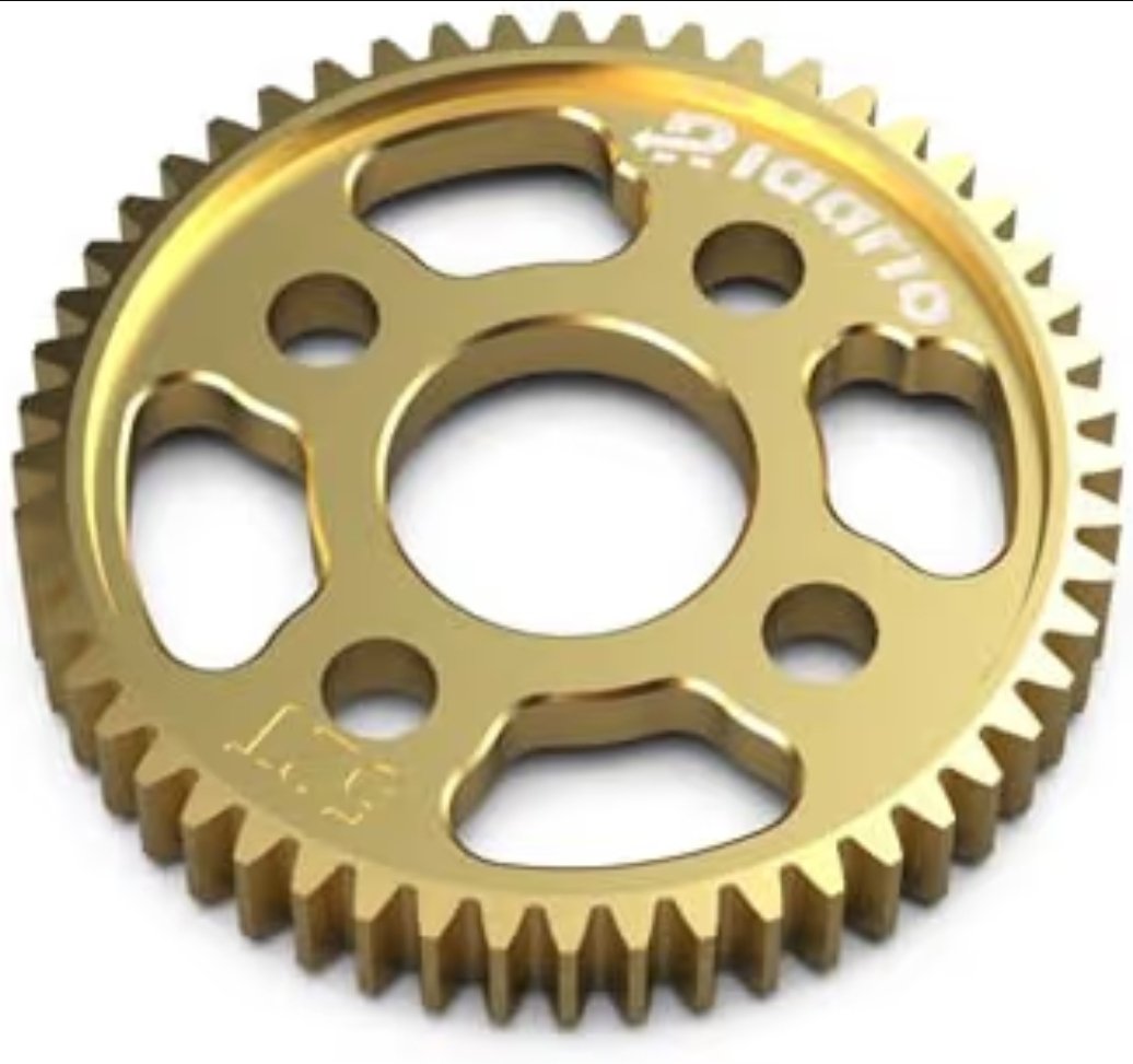 52T Gold Plated Steel Spur Gear for AK-917 And AK-787