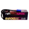 CNHL 4S Lipo Battery 8200mAh High Voltage 120C 15.2V Lipo Battery with EC5 Plug Hard Case