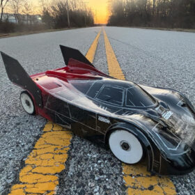 FC100 V.2 BODY FOR ARRMA INFRACTION, LIMITLESS 6s 1/7 scale Hobao VTE2. 2MM With Mask Decal & Speed Wing